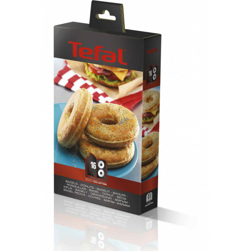 Tefal - TEFAL Accessoires XA801612 Lot de 2 plaques bagels Snack Collection Tefal  - Gaufrier, croque-monsieur Tefal