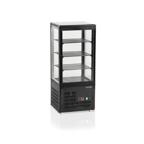 Tefcold - Vitrine à poser UPD80-BLACK - TEFCOLD Tefcold  - Réfrigérateur Pose-libre