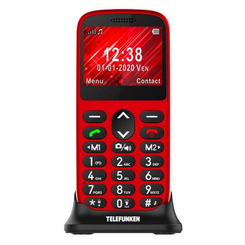 Telefunken - Téléphone Portable Telefunken S420 rouge - Téléphone mobile Telefunken