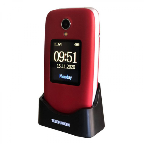 Telefunken - Téléphone Portable Telefunken S560 rouge senior Telefunken   - Bonnes affaires Téléphone Portable