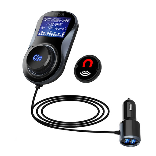 Tellur - Transmetteur FM Bluetooth pour voiture Tellur FMT-B4, noir - Passerelle Multimédia