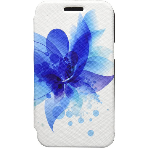 Tellur - TELLUR Casefolio Etui Folio pour Samsung Galaxy J5 Motif Fleur Bleu Tellur  - Marchand Zoomici