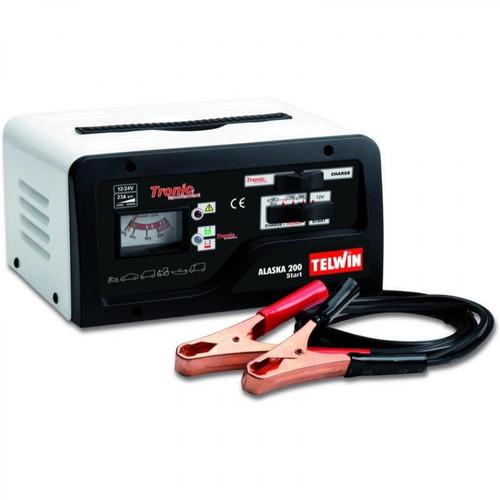 Consommables pour outillage motorisé Telwin Telwin - Chargeur de batteries 12V-24V 230V - ALASKA 200 START