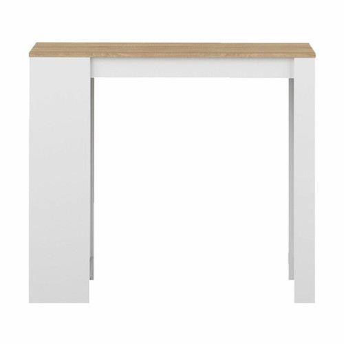 Temahome - Table bar ARAVIS - blanc et chêne naturel - TEMAHOME - Bars Table bar