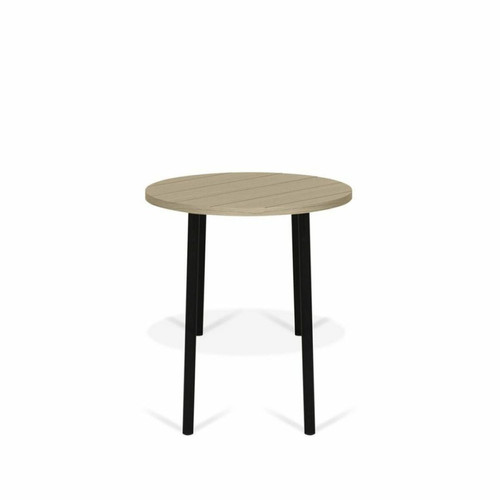 Temahome - Table basse PLY 50 - chêne clair et métal noir - TEMAHOME Temahome  - Temahome