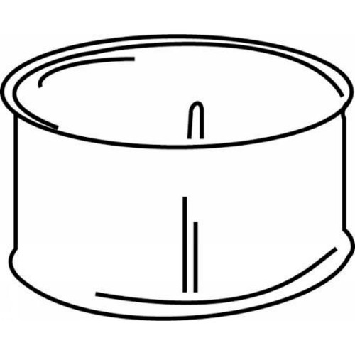 Ten - manchette galvanisée pour tuyau aluminié - diamètre 125 mm - ten 147125 Ten  - Tuyau galvanise