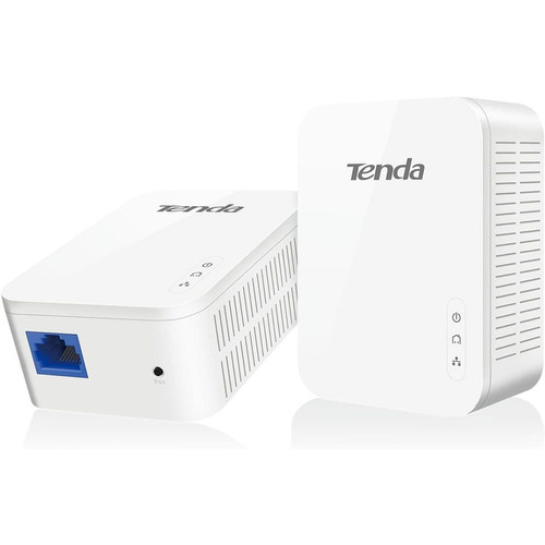 Tenda - CPL kit 1000Mbps ports gigabit - Tenda PH3 - adapteur homePlug AV2, prise courant, jeux vidéo 4K HD, IPTV, plug&play, pack de 2 Tenda   - CPL Courant Porteur en Ligne