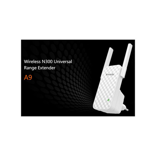 Répéteur Wifi Ripetitore Wireless WiFi Tenda A9 Universale a Spina per Gamma N300