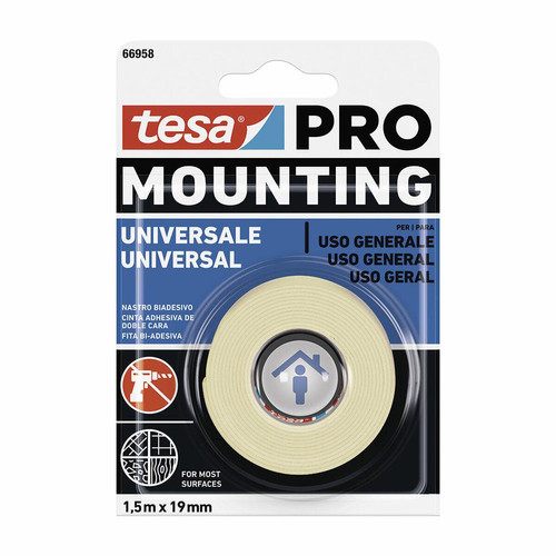 Colle & adhésif Tesa Ruban adhésif TESA Mounting Pro Double face 19 mm x 5 m