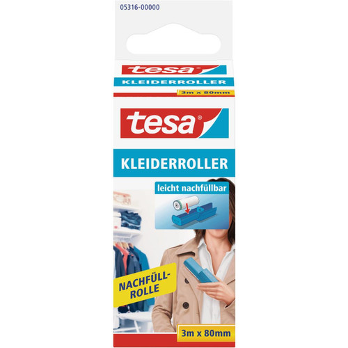 Tesa - tesa Recharge pour rouleau anti-peluches, 3 m x 80 mm () Tesa  - Tesa