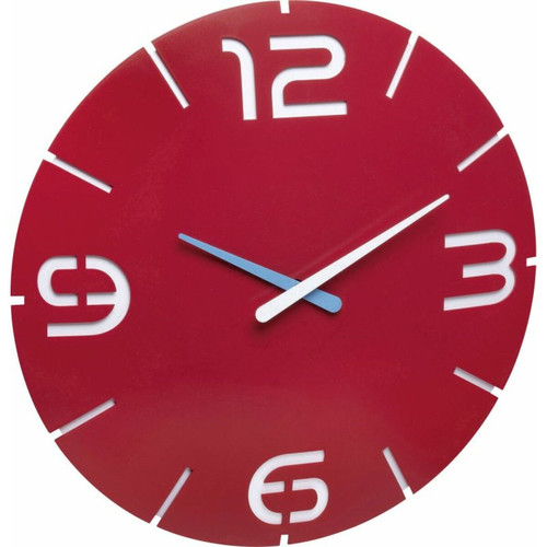 Tfa - Horloge murale TFA Contour 60.3047.05 35 cm x 3.5 cm rouge à quartz 1 pc(s) Tfa  - Le meilleur de nos Marchands