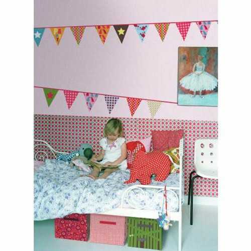 Décoration chambre enfant Thedecofactory KIDS LAB GUIRLANDE - Stickers repositionnables guirlandes de couleurs