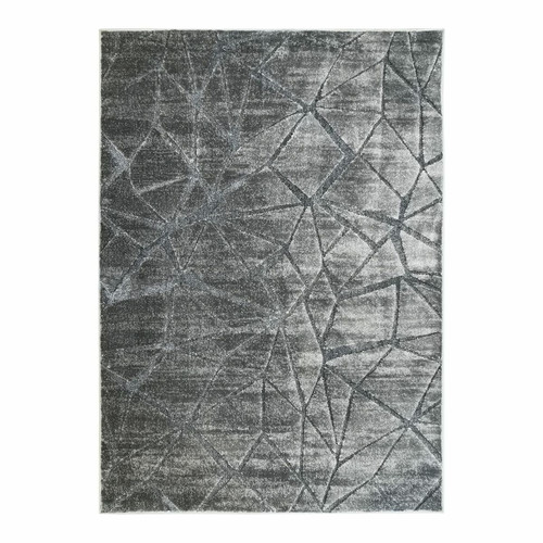 Thedecofactory - SOFTY TRIANGLES - Tapis avec relief motif triangles gris 140x200 Thedecofactory  - Tapis