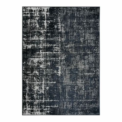 Thedecofactory - STELLE - Tapis effet patiné vintage gris/noir 120x170 Thedecofactory  - Décoration