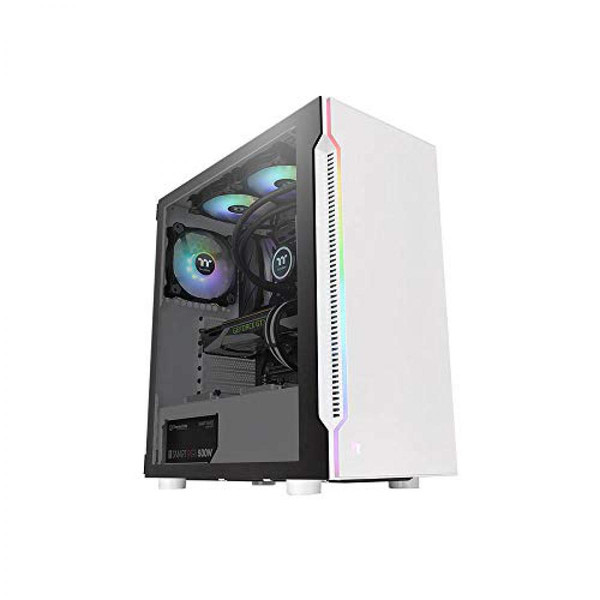 Boitier PC Thermaltake THERMALTAKE H200 TG Snow RGB Midi-Tower