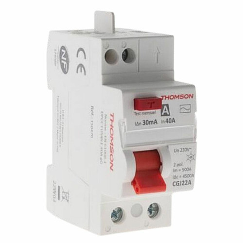 Interrupteurs différentiels Thomson Interrupteur Différentiel 40A/30mA type A NF (EASY CONNECT) - Thomson