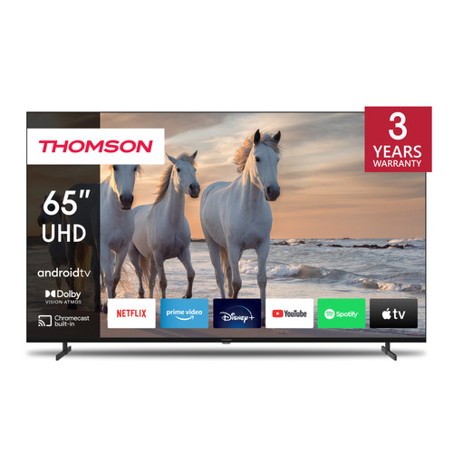 Thomson - 65” (165 cm) LED 4K UHD Smart Android TV Thomson  - TV 56'' à 65'' 65