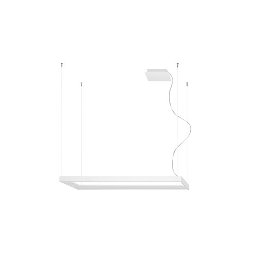 Thoro Lighting - Lustre TUULA M blanc 4000K Thoro Lighting - Luminaires Chrome poli, arylique blanc
