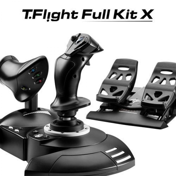 Accessoires Universels Thrustmaster Kit complet pour simulation de vol Thrustmaster T.Flight Full Kit X pour Xbox et PC Noir