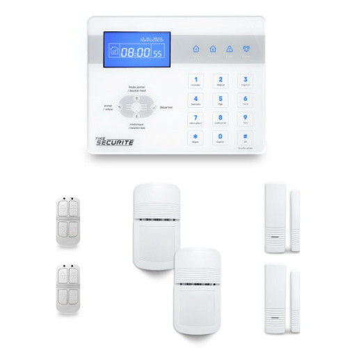 Tike Securite - Alarme maison sans fil ICE-Bi20 Compatible Box internet et GSM Tike Securite  - Detecteur de mouvement a pile
