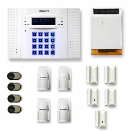 Tike Securite - Alarme maison sans fil DNB25 Compatible Box internet et GSM - Box internet