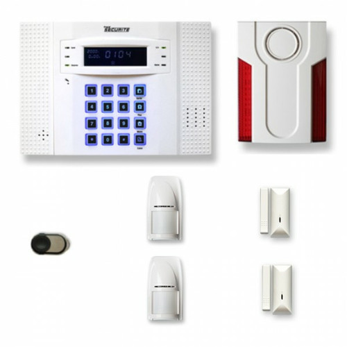 Tike Securite - Alarme maison sans fil DNB29 Compatible Box internet - Box internet
