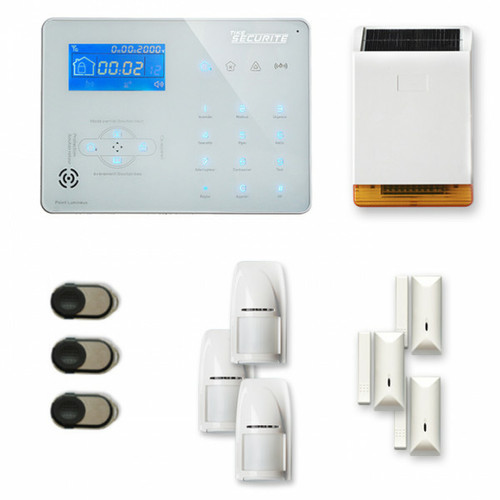 Tike Securite - Alarme maison sans fil ICE-B17 Compatible Box internet - Box internet