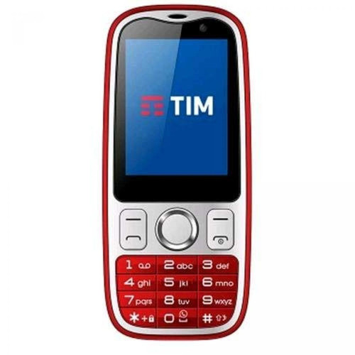 Smartphone Android Tim Tim Easy 4G Smartphone Portable débloqué LTE (Ecran: 2,4 Pouces - 2 Go - Micro-SIM - Android) Jaune