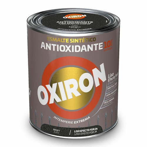 Titan - Vernis synthétique Oxiron Titan 5809097 Noir 750 ml antioxydante Titan  - Peinture intérieure & extérieure