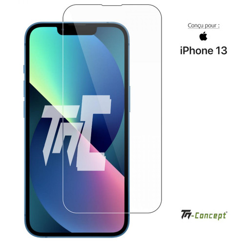 Tm Concept - Verre trempé pour Apple iPhone 13 - Qualité Premium - TM Concept® - Protection écran smartphone