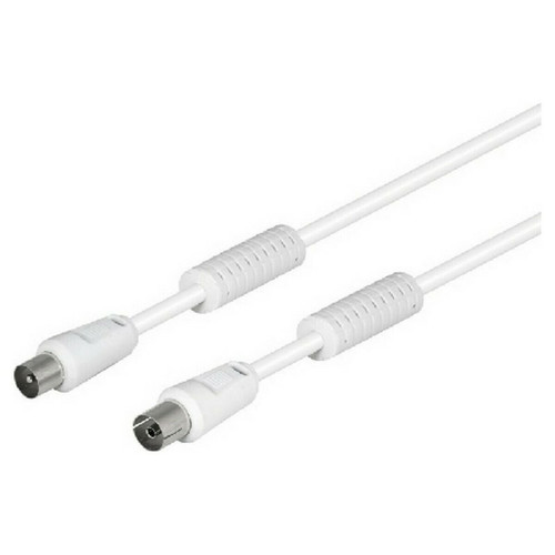 accessoires cables meubles supports TM Electron Câble d'antenne TM Electron Blanc 2,5 m