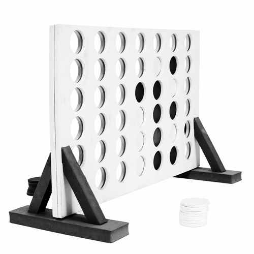 Toilinux - Jeu d'extérieur 4x4 grand format - Blanc et noir Toilinux  - Jeux de société