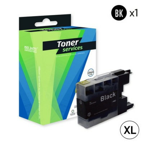 Toner Services - Compatible Brother LC1280XL Cartouche Noir LC1280XLBK (Jupiter) Toner Services  - Cartouche, Toner et Papier