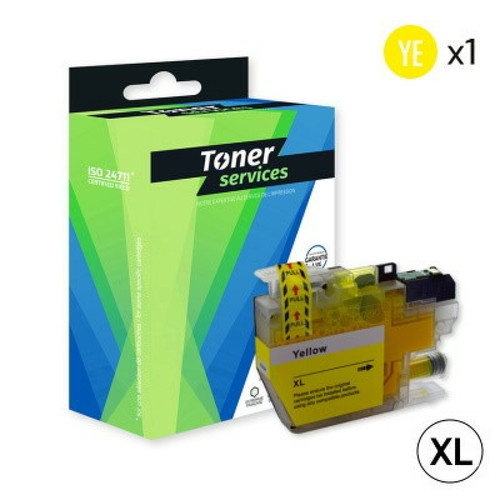 Toner Services - Compatible Brother LC3219XL Cartouche Jaune LC3219XLY (Livres) Toner Services  - Cartouche, Toner et Papier