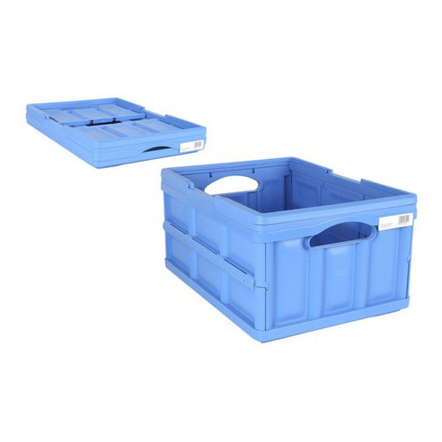 Tontarelli - Boîte de rangement Ursus Tontarelli 32 L Pliable Bleu (47,5 x 35,2 x 23 cm) - Petit rangement Bleu marine