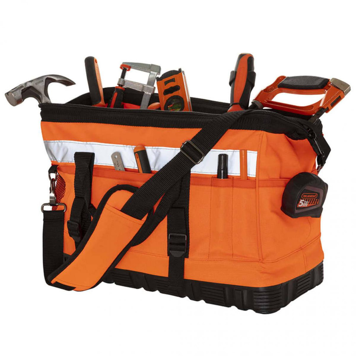 Toolpack Toolpack Sac à outils robuste haute visibilité Profile Orange et noir