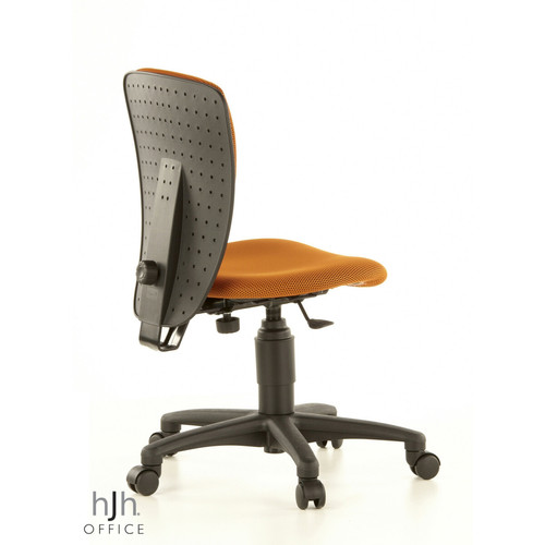Sièges et fauteuils de bureau Siège de bureau enfant / Siège pivotant HIGH S'COOL 3D, tissu maille orange