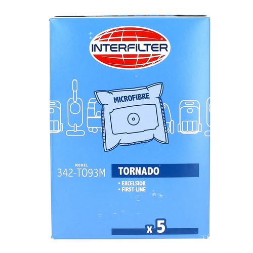 Tornado - Sacs aspirateur par 4 microfibres pour Aspirateur Tornado  - Sacs aspirateur