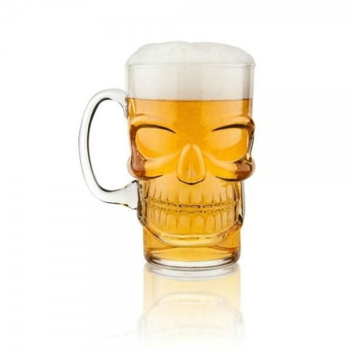 Totalcadeau - Verre à bière en forme de crâne Totalcadeau  - Marchand Aide cadeaux