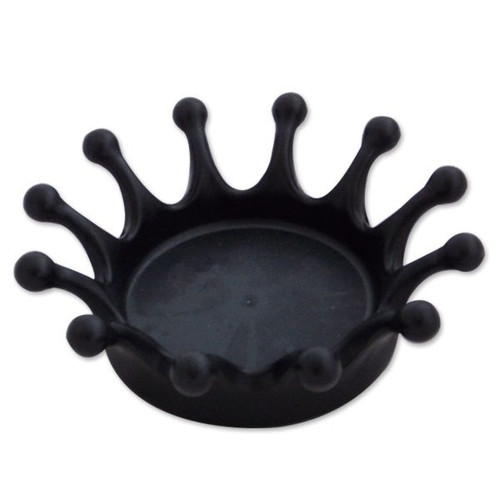 Totalcadeau - Cendrier couronne multifonction noir Totalcadeau  - Cendriers Noir