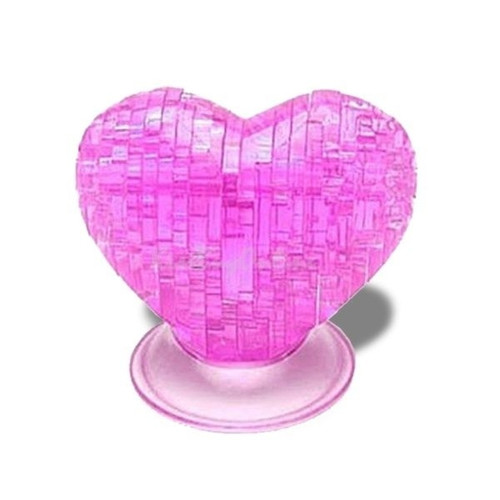 Totalcadeau - Puzzle effet crystal cœur 3D bleu Totalcadeau  - Jeux & Jouets