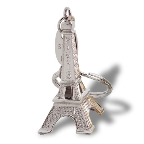 Totalcadeau - Accroche-clés Tour Eiffel porte-clé  argenté Totalcadeau  - Decoration tour eiffel