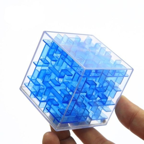 Totalcadeau - Casse-tête labyrinthe 3D  bleu opaque Totalcadeau  - Totalcadeau