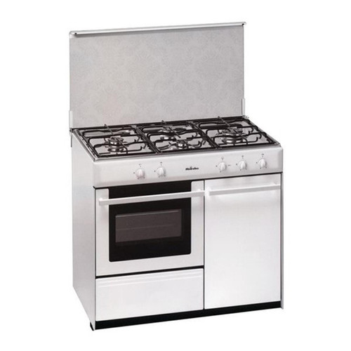 Totalcadeau - Cuisinière au gaz butane avec fonction grill 90 cm 44 L Blanc (4 Cuisinières) - Totalcadeau