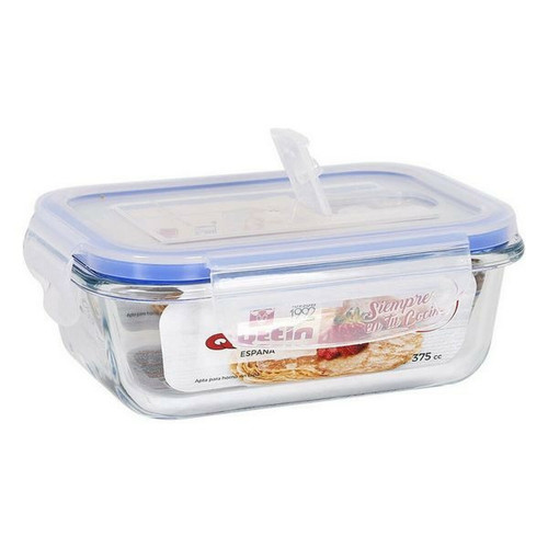 Ustensile électrique Totalcadeau Lunch box à fermeture hermétique rectangle transparent boite conservation repas Mesure - 1500 cc - 23 x 17 pas cher