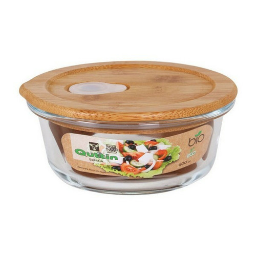 Totalcadeau - Lunch box en verre avec couvercle Bambou rond boite repas Capacité - 650 cc pas cher Totalcadeau  - Ustensile électrique
