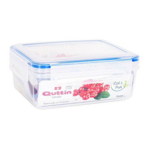 Totalcadeau Lunch box hermétique en plastique boite à repas Capacité - 500 ml - 15 x 10 x 6 cm pas cher
