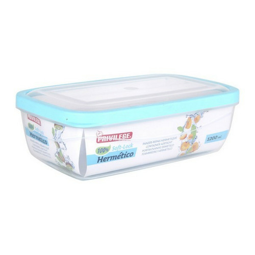 Totalcadeau - Lunch box hermétique rectangulaire transparent Boîte Repas Fermeture pour Conservation Capacité - 1800 ml pas cher Totalcadeau  - Boite deco