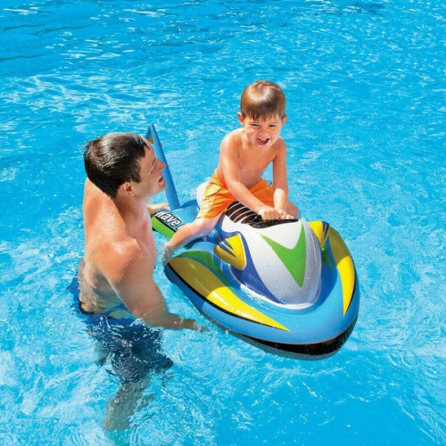 Totalcadeau - Moto gonflable multicouleur (117 x 77 cm) matelas jet ski piscine et mer pas cher Totalcadeau  - Jet piscine