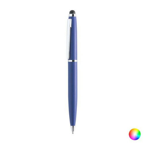 Totalcadeau - Stylo bleu avec stylet tactile - encre bleu Couleur - Fuchsia pas cher Totalcadeau  - Mobilier de bureau Totalcadeau